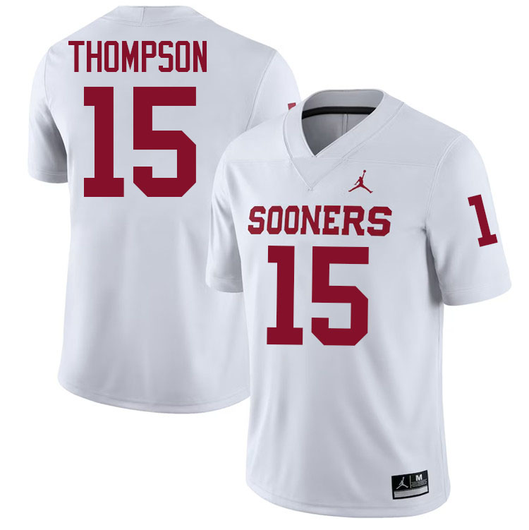 Brenen Thompson Oklahoma Sooners Jersey,Oklahoma Sooners Football Uniforms,Jersey-White